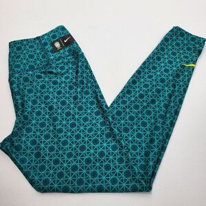 Nike Brazil Soccer Training‎ Geometric Athletic Leggings Womens Capri Small